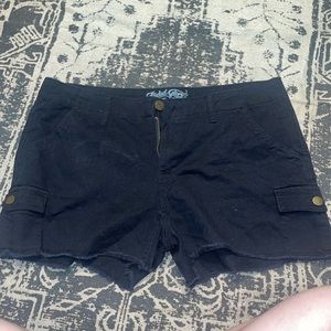 Faded glory black shorts